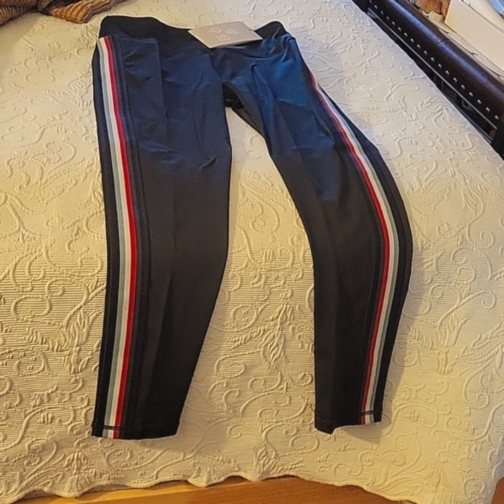 DKNY Support  Black Leggings New